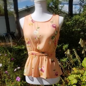 Dressy Sleeveless Shell Sheer